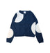 A Blue Cardigans from Jacadi in size 8Y for girl. (Front View)