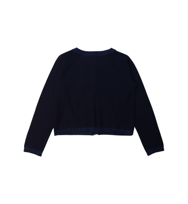 A Navy Cardigans from Jacadi in size 8Y for girl. (Back View)