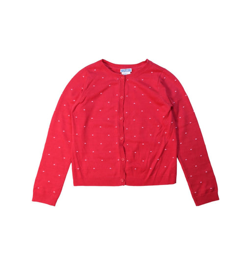 A Red Cardigans from Jacadi in size 8Y for girl. (Front View)