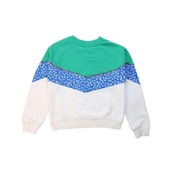 A Multicolour Crewneck Sweatshirts from Tommy Hilfiger in size 10Y for girl. (Back View)