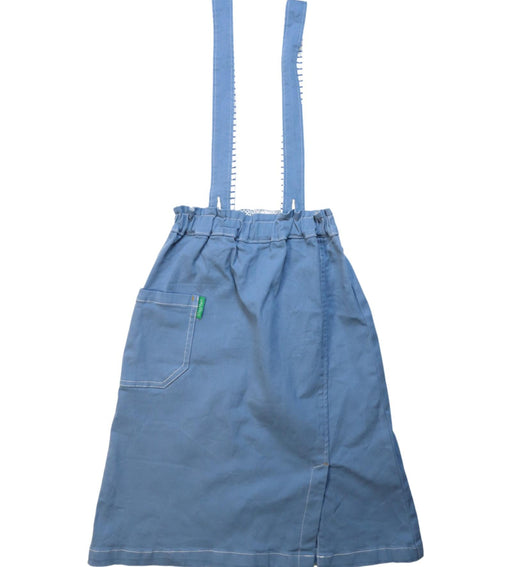 A Blue Overall Dresses from Ragmart in size 7Y for girl. (Front View)