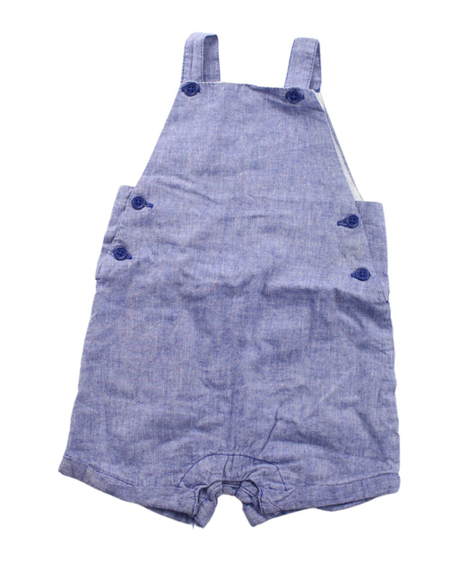A Purple Overall Shorts from Seed in size 3-6M for boy. (Front View)