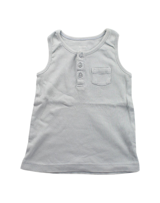 A White Sleeveless Tops from Bout'Chou in size 2T for boy. (Front View)