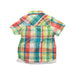 A Green Short Sleeve Shirts from Pumpkin Patch in size 6-12M for boy. (Back View)