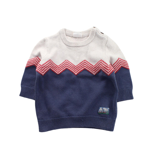 A Blue Knit Sweaters from Jack & Milly in size 6-12M for boy. (Front View)