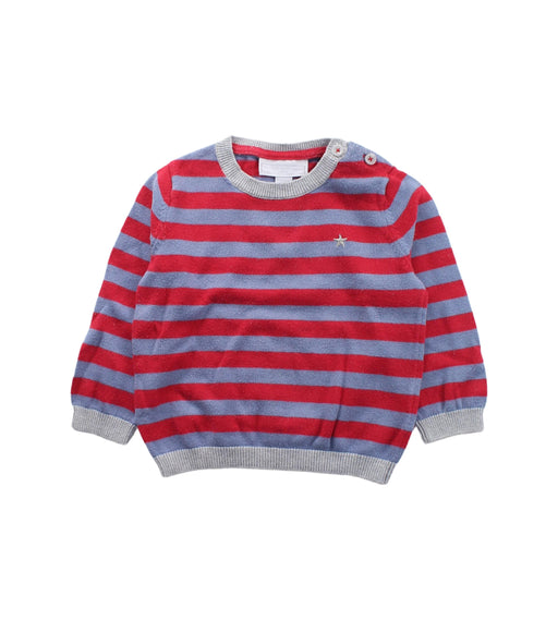 A Red Knit Sweaters from The Little White Company in size 6-12M for boy. (Front View)