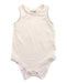 A White Sleeveless Bodysuits from Peter Alexander in size 6-12M for boy. (Front View)