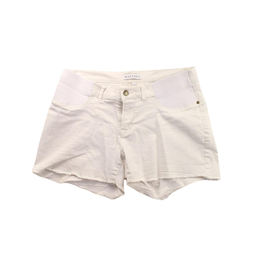 A White Shorts from Mayarya in size L for maternity. (Front View)