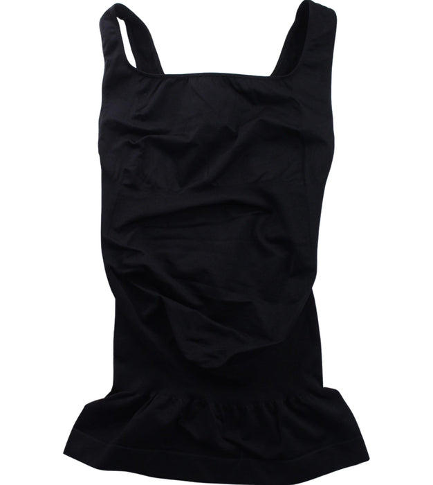 A Black Sleeveless Tops from Mayarya in size Maternity-M for maternity. (Front View)