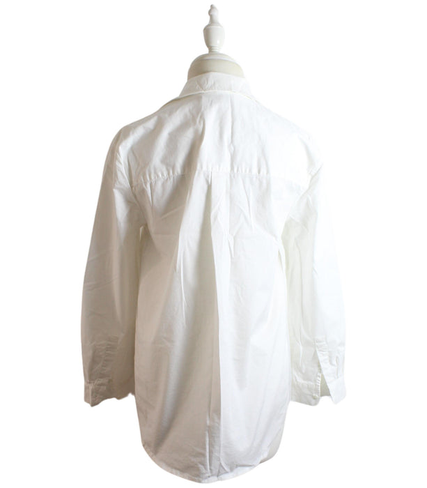 A White Long Sleeve Tops from Mayarya in size S for maternity. (Back View)