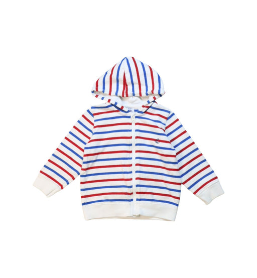 A Multicolour Lightweight Jackets from Petit Bateau in size 12-18M for girl. (Front View)