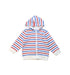 A Multicolour Lightweight Jackets from Petit Bateau in size 12-18M for girl. (Front View)