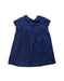 A Blue Short Sleeve Dresses from Jacadi in size 12-18M for girl. (Back View)