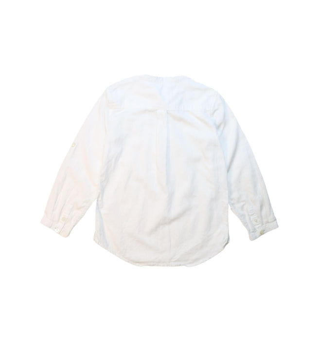 A White Long Sleeve Tops from Jacadi in size 4T for boy. (Back View)