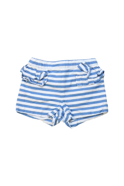A Blue Shorts from Jacadi in size 6-12M for girl. (Front View)