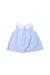 A Blue Sleeveless Tops from Jacadi in size 6-12M for girl. (Front View)