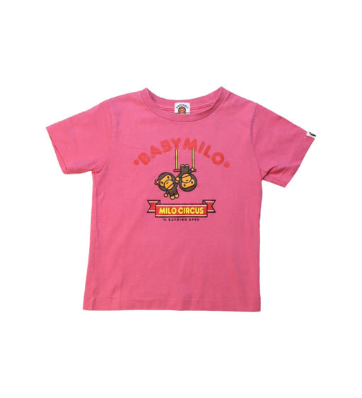 A Multicolour Short Sleeve T Shirts from BAPE KIDS in size 4T for girl. (Front View)