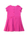 A Pink Short Sleeve Dresses from Ralph Lauren in size 6-12M for girl. (Back View)