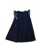 A Navy Short Sleeve Dresses from Ralph Lauren in size 12-18M for girl. (Back View)