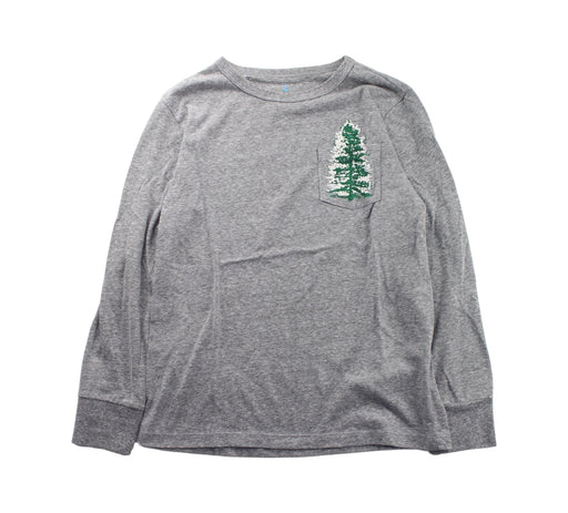 A Grey Crewneck Sweatshirts from Crewcuts in size 8Y for boy. (Front View)