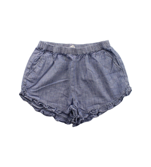A Blue Shorts from Crewcuts in size 10Y for girl. (Front View)