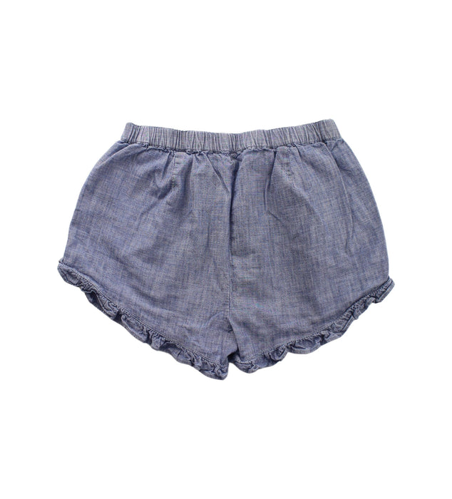 A Blue Shorts from Crewcuts in size 10Y for girl. (Back View)
