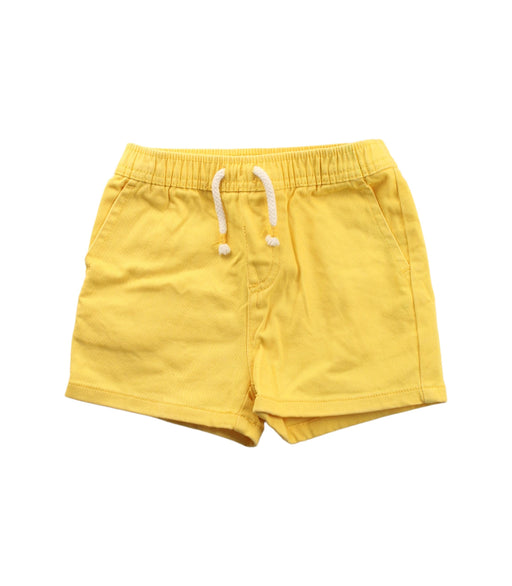 A Yellow Shorts from Seed in size 12-18M for boy. (Front View)