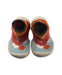 A Orange Booties from Collegien in size 18-24M for boy. (Back View)
