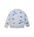 A Blue Zippered Sweatshirts from Stella McCartney in size 6T for boy. (Back View)