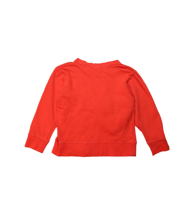 A Pink Crewneck Sweatshirts from Seed in size 7Y for girl. (Back View)
