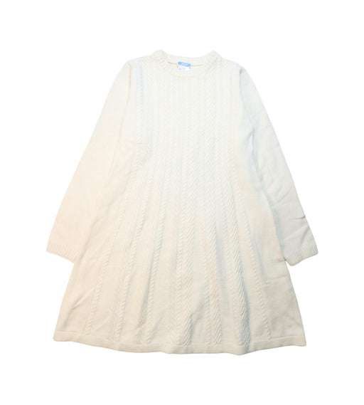 A White Sweater Dresses from Jacadi in size 12Y for girl. (Front View)