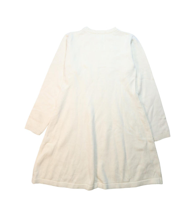 A White Sweater Dresses from Jacadi in size 12Y for girl. (Back View)