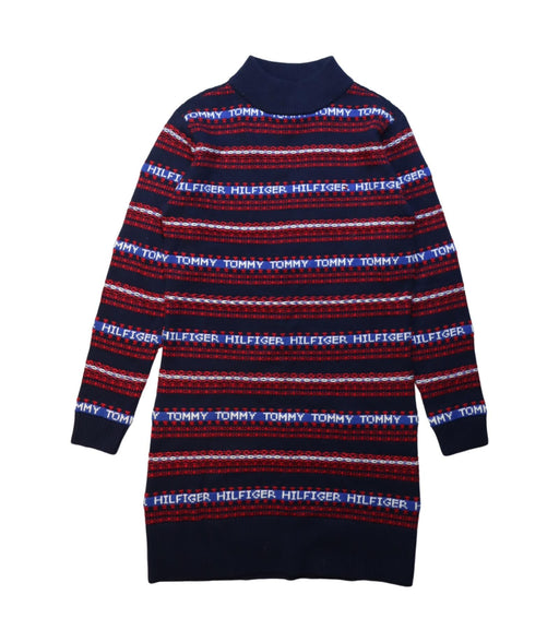 A Multicolour Sweater Dresses from Tommy Hilfiger in size 8Y for girl. (Front View)