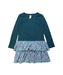A Multicolour Long Sleeve Dresses from Tea in size 6T for girl. (Front View)