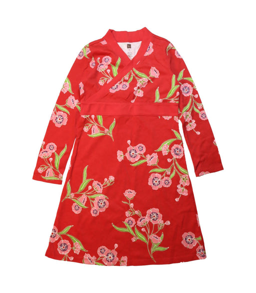 A Multicolour Long Sleeve Dresses from Tea in size 7Y for girl. (Front View)