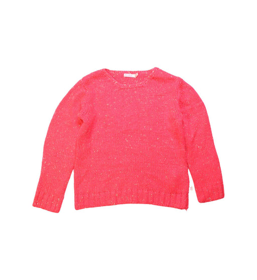A Pink Knit Sweaters from Billieblush in size 6T for girl. (Front View)