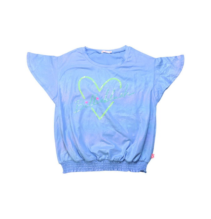 A Multicolour Short Sleeve Tops from Billieblush in size 12Y for girl. (Front View)