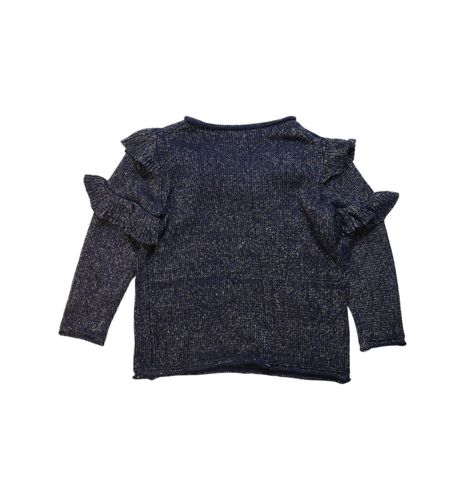 A Multicolour Knit Sweaters from Crewcuts in size 6T for girl. (Back View)