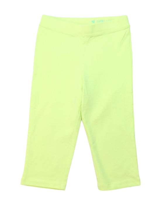 A Green Leggings from Crewcuts in size 6T for girl. (Front View)