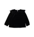 A Black Long Sleeve Tops from Crewcuts in size 6T for girl. (Back View)