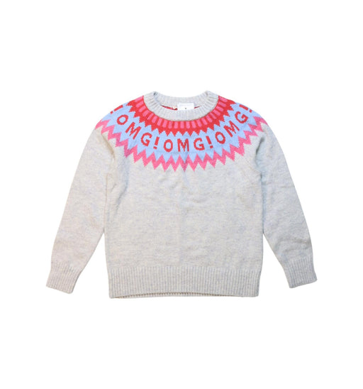 A Multicolour Knit Sweaters from Crewcuts in size 6T for girl. (Front View)