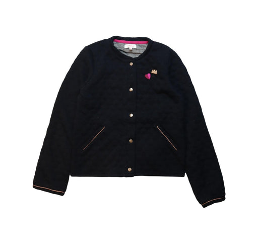 A Black Lightweight Jackets from Catimini in size 10Y for girl. (Front View)