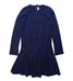 A Navy Long Sleeve Dresses from Catimini in size 10Y for girl. (Front View)