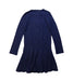 A Navy Long Sleeve Dresses from Catimini in size 10Y for girl. (Back View)