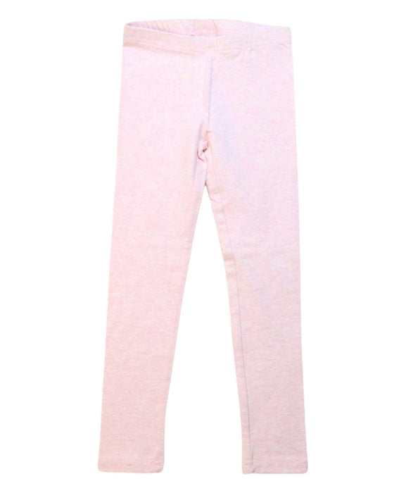 A Pink Leggings from Seed in size 3T for girl. (Front View)