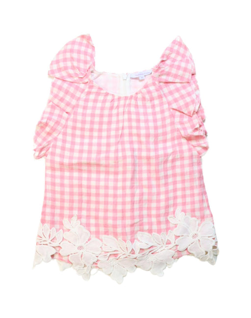 A Pink Sleeveless Tops from Nicholas & Bears in size 4T for girl. (Front View)