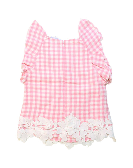 A Pink Sleeveless Tops from Nicholas & Bears in size 4T for girl. (Back View)