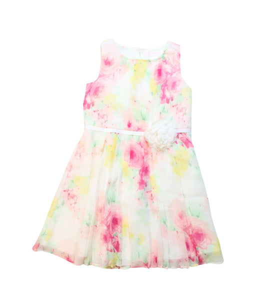 A Multicolour Sleeveless Dresses from Janie & Jack in size 4T for girl. (Front View)