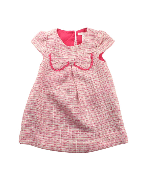 A Pink Short Sleeve Dresses from Janie & Jack in size 18-24M for girl. (Front View)
