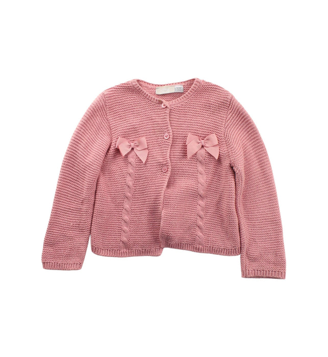 A Pink Cardigans from Chicco in size 6-12M for girl. (Front View)